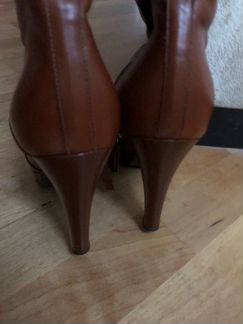 Сапоги Pollini, Италия, 38,5, зима, кожа