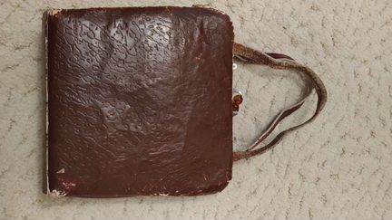 Сумка ретро коричневая, под реставрацию