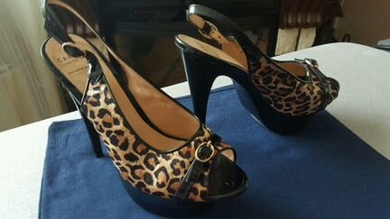 Туфли вечерние кожа