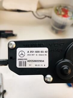 Привод задней форточки Mercedes w164 GL