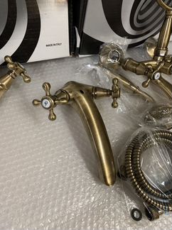 Комплект смесителей Quaranta Бронза Италия