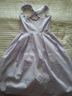 Сарафан лиловый хлопок