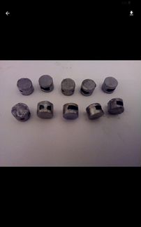 Пломбы свинцовые и пластиковые диам. 10 мм. 10 шт