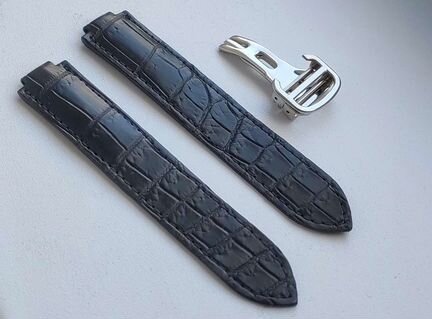 Ремень для часов Cartier из натурального крокодила