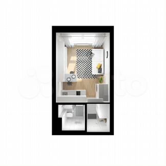 Квартира-студия, 19.7 м², 4/32 эт.