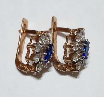 Золотые серьги