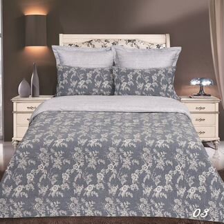 Постельное белье Muzicola Цвет: Джинсовый (2 спал.)