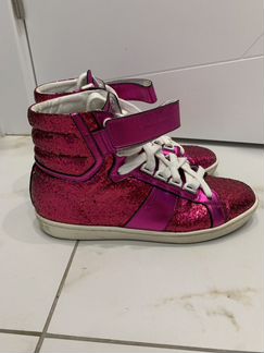 Кеды saint laurent розовые оригинал