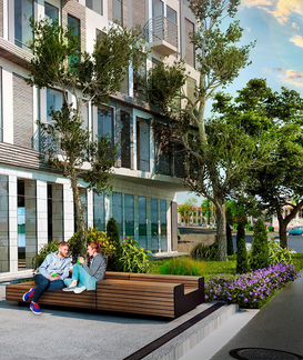 1-к апартаменты, 43.6 м², 11/11 эт.