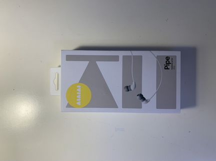 Наушники Aiaiai pipe белые, с микрофоном