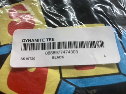 Supreme Dynamite Tee Black