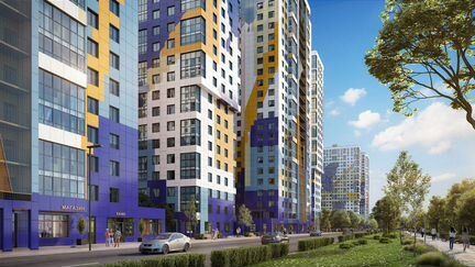 1-к квартира, 40.6 м², 20/25 эт.
