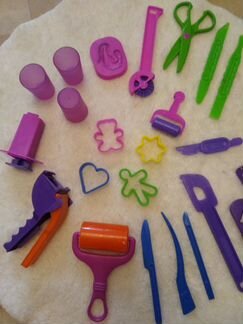 Набор форм для лепки из пластилина трафареты