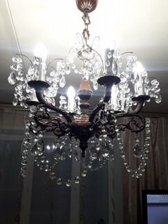Люстра хрустальная чехия