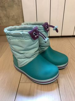 Детские осенне-зимние сапоги crocs