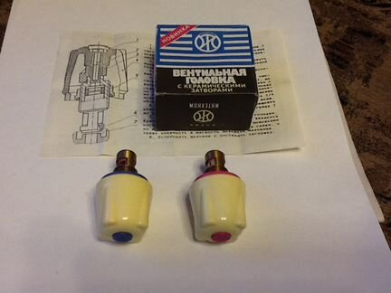 Комплект вентил. головок с керамическими затворами