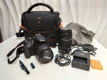 Canon EOS 650D и 2 объектива EF-S 18-55mm и 55-250