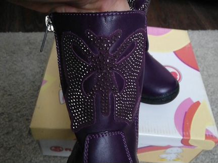 Сапоги демисезонные для девочки фламинго