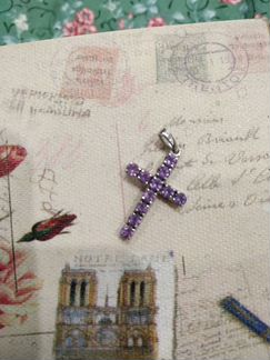 Серебряный крестик