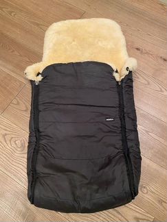 Зимний конверт в коляску из овчины