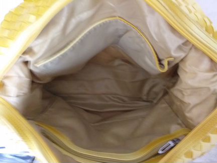 Сумка яркая канареечная