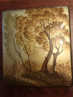 Шкатулка Федоскино, СССР