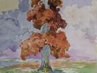 Картина акварель 23х31 «Древо»