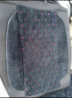 Накидки на сиденья авто из экокожи и алькантары