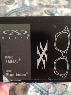 Oakley X-metal XX black Iridium Линзы OEM