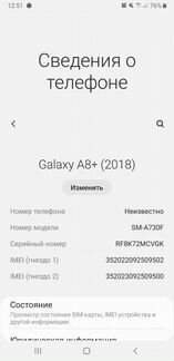 Samsung galaxy a8 plus