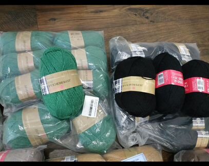 Пряжа Деревенская. Новая 100шерсть