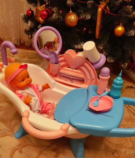 Ванночка с акс., кукла в отл.сост