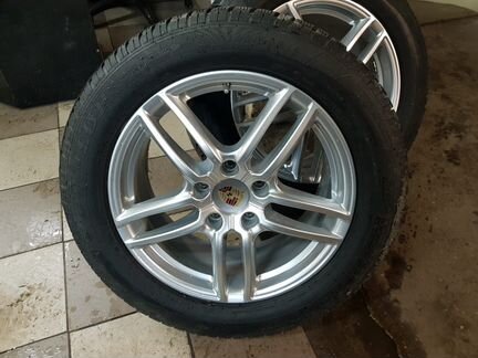 Зимние оригинальные колёса на Porsche Cayenne 958