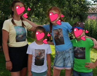 Новые детские футболки от 7 лет