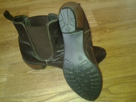 Демисезонные полуботинки из натуральной кожи