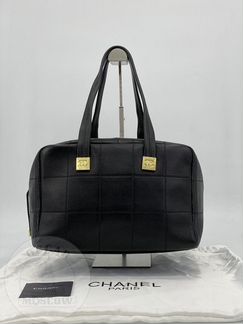 Новая черная Кожаная сумка Chanel Шанель