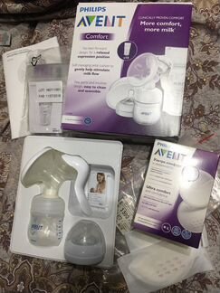 Ручной молокоотсос с пакетами Philips Avent серии
