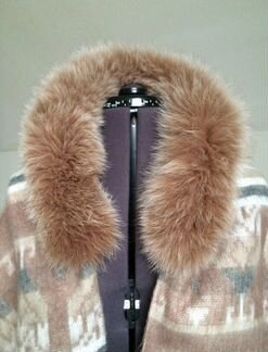 Палантин с натуральным мехом Финляндия