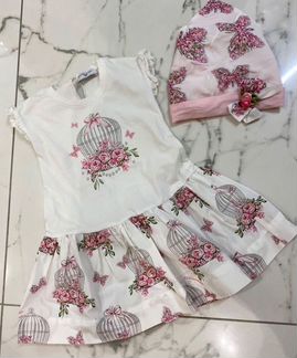 Monnalisa комплект платье