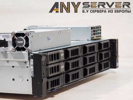 Сервер Dell R720xd 2x E5-2650v2 64Gb H710 12x3.5
