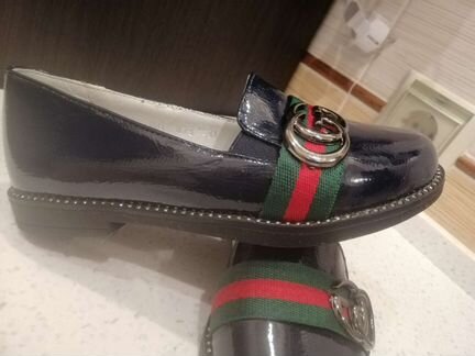Туфли лаковые Gucci