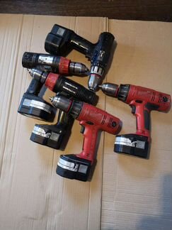 Milwaukee. Atlas copco. Aeg. комплект шуруповертов