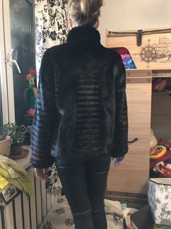 Полушубок норка автоледи новый 44