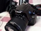 Зеркальный фотоаппарат canon eos 1100 D объявление продам