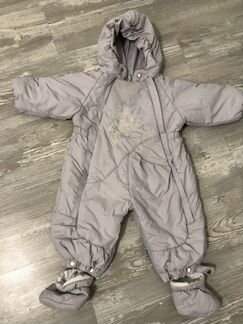 Комбинезон демисезонный + 2 шапочки к нему