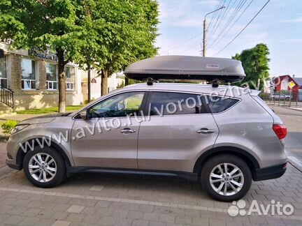 Автобокс Turino Sport серый (210х81х45) на джипе