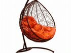Подвесное кресло Кокон Капля ротанг коричневое 293 объявление продам
