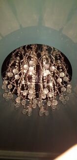 Светильник потолочный хрусталь (Чехия)