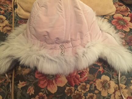 Детская шапка, песец