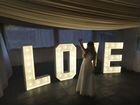 Фотозона на свадьбу буквы love